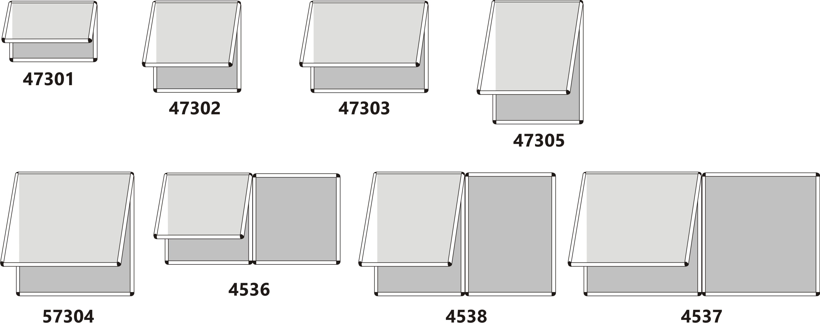 Corridor Tamperproof Noticeboards